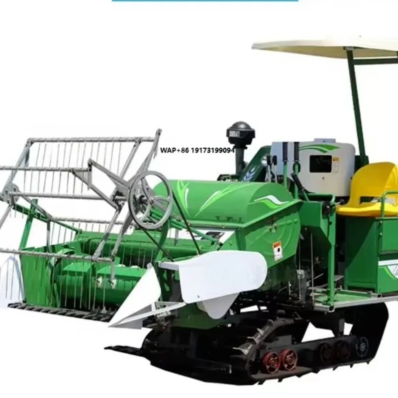 New Small Mini Rice Wheat Comb - Combine Harvester Mini review and price