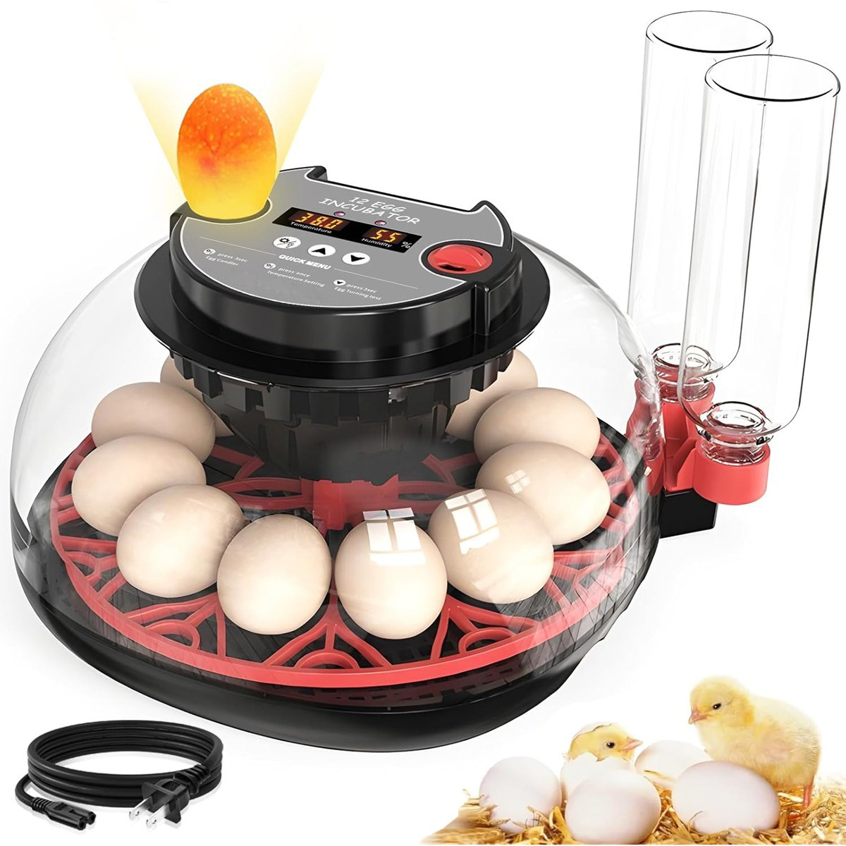 12 Egg Incubator Automatic Tur - Poultry Incubator review and price
