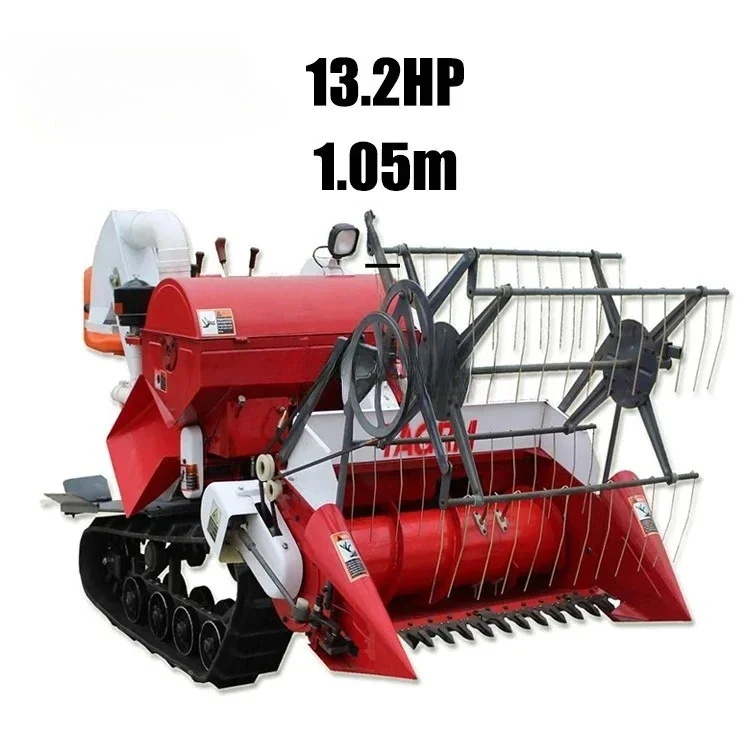Automatic 13HP New Wheat Rice  - Combine Harvester Mini review and price