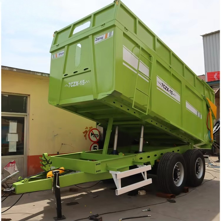 Hydraulic Silage Farm Trailer  - Grain Farming Agriculture review and price