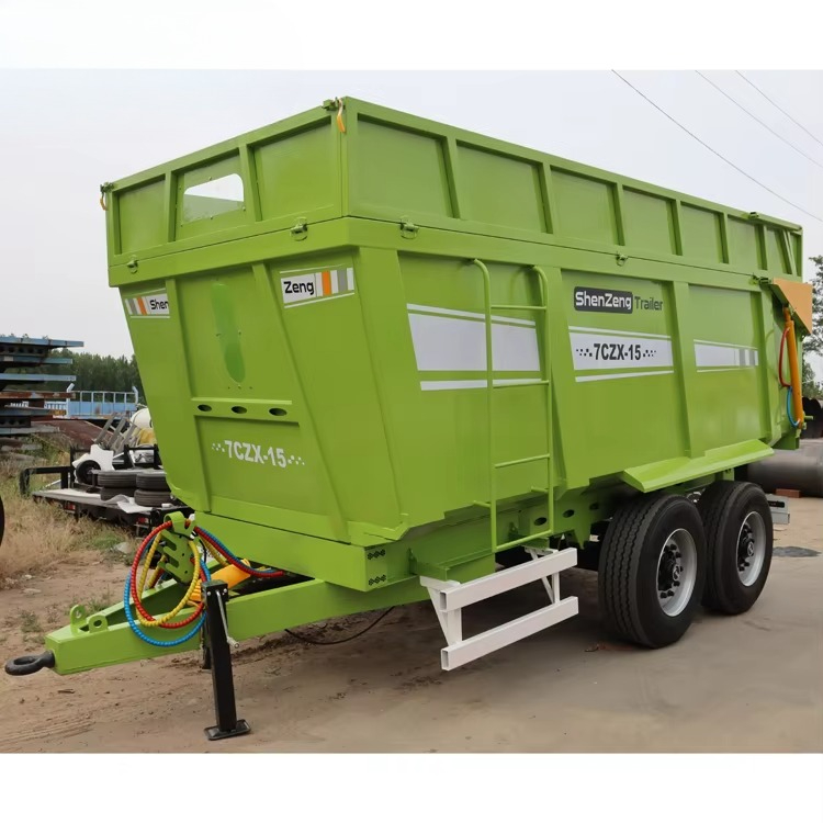Hydraulic Silage Farm Trailer  - Grain Farming Agriculture review and price