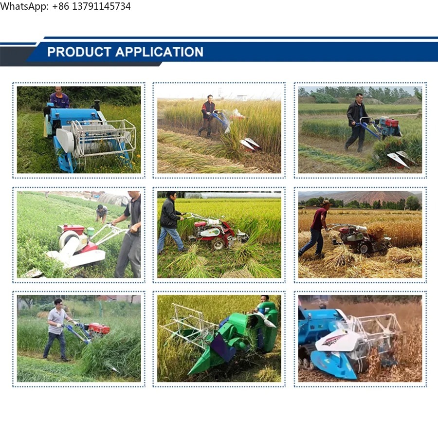 Small Mini Gear Drive Combine  - Combine Harvester Mini review and price
